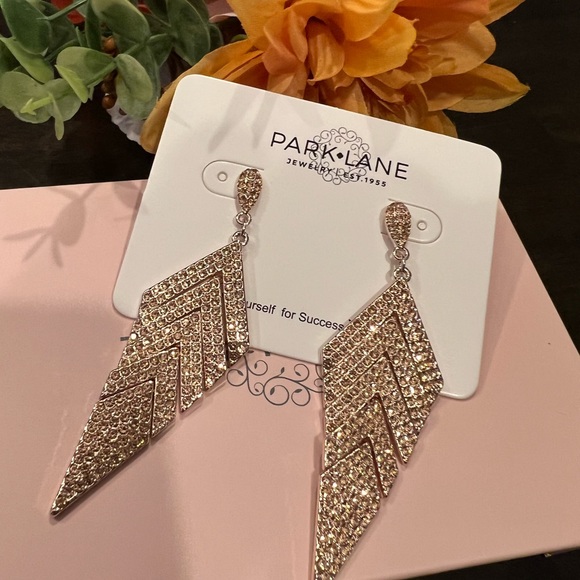 Park Lane Jewelry Limited Edition Rose Gold Velour Earrings Park